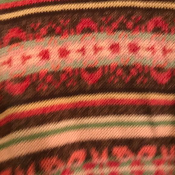 Tiara International Vintage Multicolor Striped Sweater Shoulder Button Small - Picture 2 of 6